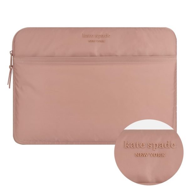 kate spade new york Puffer Laptop Sleeve Cover 14"- Madison Rouge Nylon