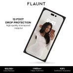 FLAUNT Official Square iPhone 17 Pro Max Case - Tortoise Print