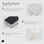 kate spade new york Crossbody Phone Chain - Neck Chain Holder - Heart of Gold
