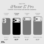 Case-Mate Soap Bubble iPhone 17 Pro Case - Peach Iridescent