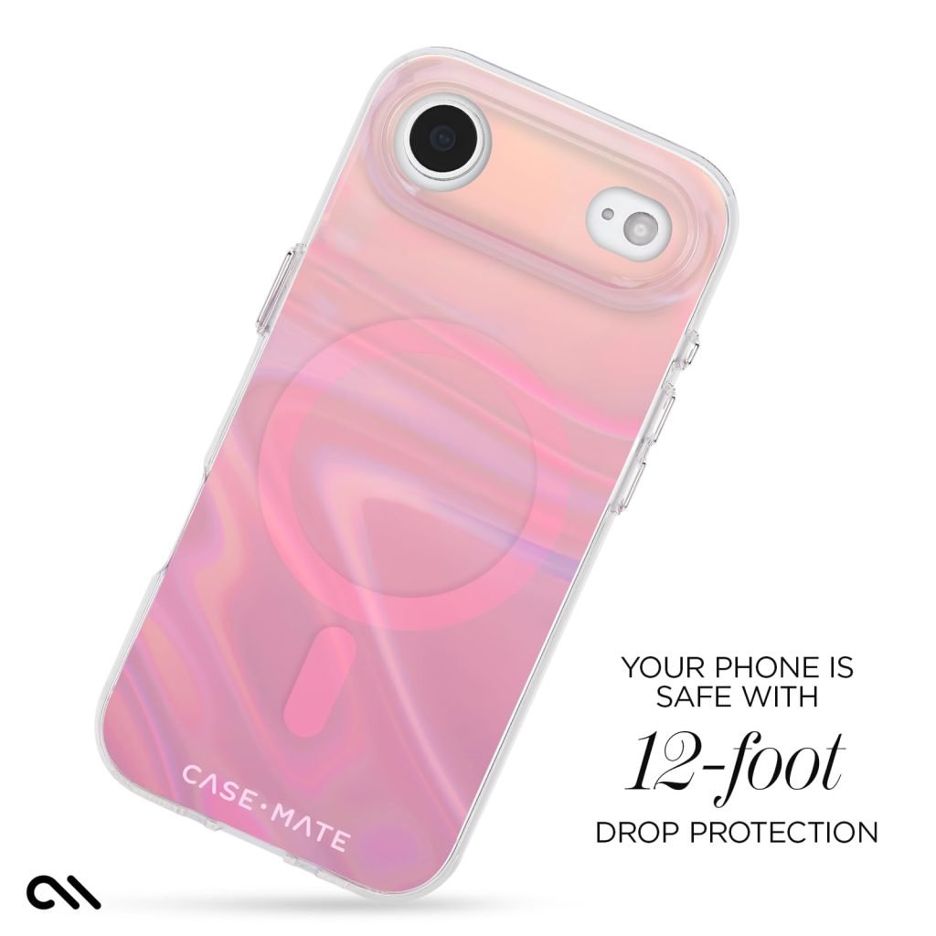Case-Mate Soap Bubble iPhone Air Case - Peach Iridescent