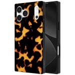 FLAUNT Official Square iPhone 17 Pro Max Case - Tortoise Print