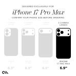 Case-Mate Soap Bubble iPhone 17 Pro Max Case - Peach Iridescent
