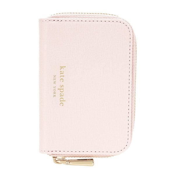 kate spade new york Devin Clutch/Small MagSafe Wallet for Women -Chalk Pink