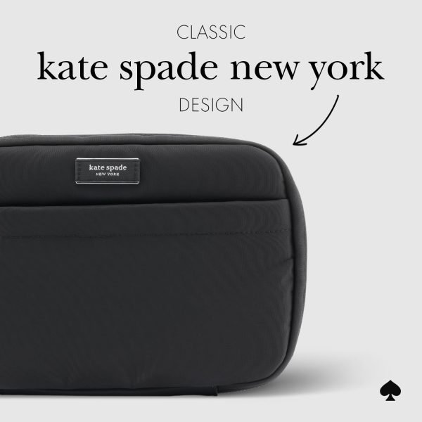 kate spade new york Nylon Tech Organiser Pouch - Signature Black