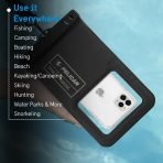 Pelican Marine IP68 Waterproof Phone Pouch (XL Size) - Black