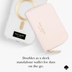kate spade new york Devin Clutch/Small MagSafe Wallet for Women -Chalk Pink