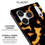 FLAUNT Official Square iPhone 17 Pro Max Case - Tortoise Print