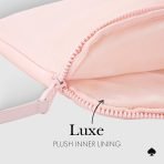 kate spade new york Puffer Laptop Sleeve Cover 14"- Chalk Pink