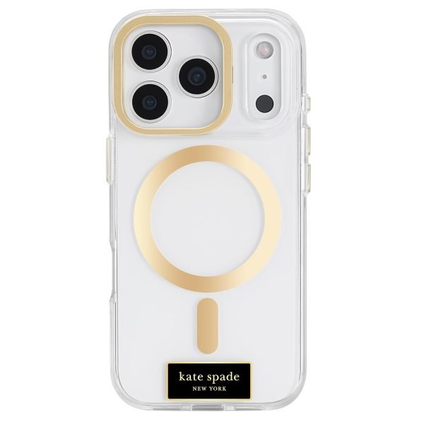 kate spade new york iPhone 17 Pro Case with Camera Stand - Icon Clear