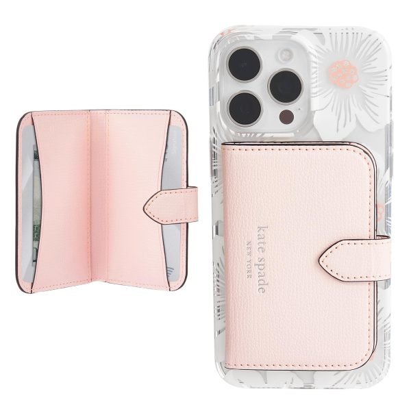kate spade new york Morgan Magnetic Wallet/Card Holder - Chalk Pink