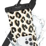 kate spade new york IP68 Floating Waterproof Phone Pouch - City Leopard