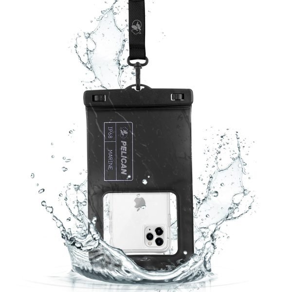 Pelican Marine IP68 Waterproof Phone Pouch (XL Size) - Black