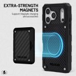 Pelican Shield iPhone 17 Pro Case - Compatible with MagSafe - Carbon