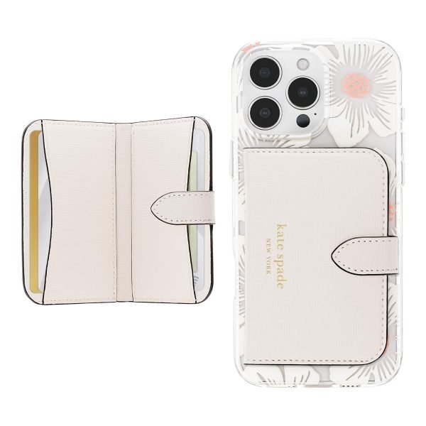 kate spade new york Morgan Magnetic Wallet/Card Holder - Cream