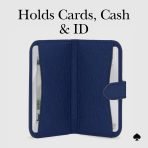 kate spade new york Morgan Magnetic Wallet/Card Holder - Navy