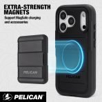 Pelican Voyager iPhone 17 Pro Case - Compatible with MagSafe - Black