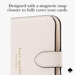 kate spade new york Morgan Magnetic Wallet/Card Holder - Cream