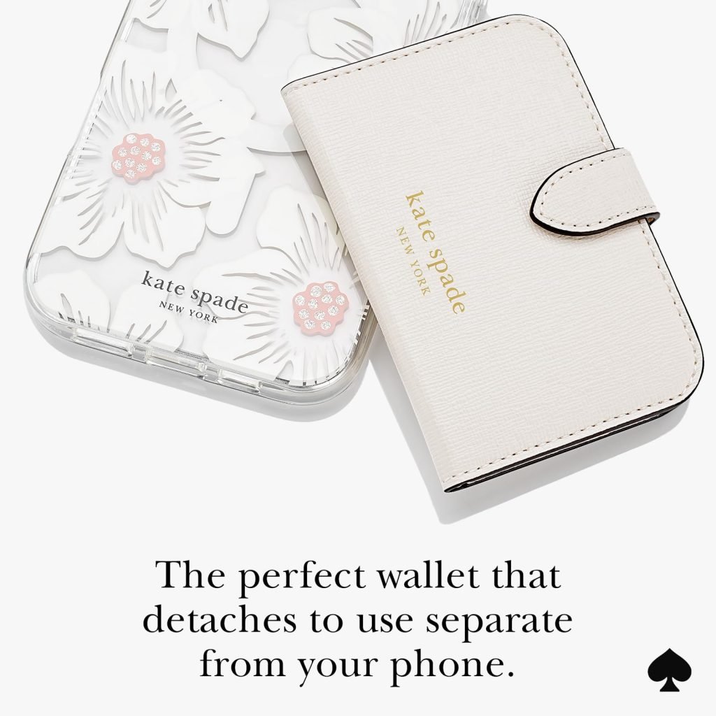 kate spade new york Morgan Magnetic Wallet/Card Holder - Cream