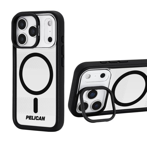 Pelican Protector iPhone 17 Pro Case with Camera Stand - Clear