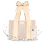Case-Mate Special Edition Large Bow Jelly Tote - Lightweight - Ecru Raffia