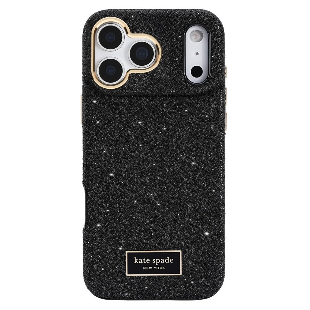 kate spade new york iPhone 17 Pro Case - Crystal Pave Nightfall