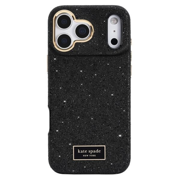 kate spade new york iPhone 17 Pro Case - Crystal Pave Nightfall