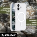 Pelican Ranger iPhone 17 Case - Compatible with MagSafe - Clear