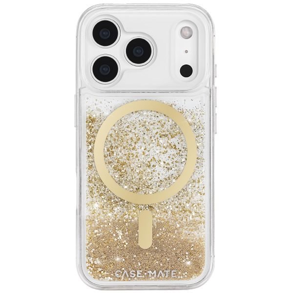 Case-Mate iPhone 17 Pro Case - Gold Waterfall