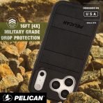 Pelican Protector iPhone 17 Pro Case - Compatible with MagSafe- Black