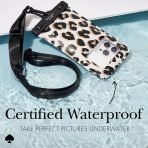 kate spade new york IP68 Floating Waterproof Phone Pouch - City Leopard