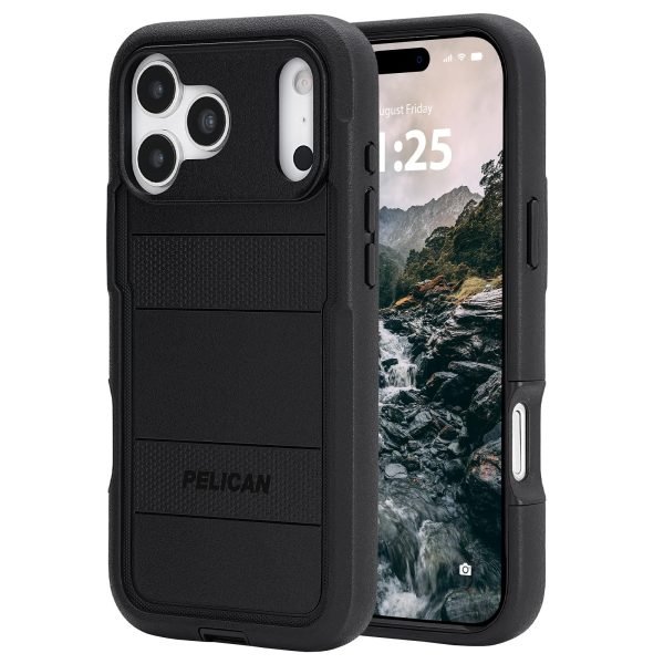 Pelican Voyager iPhone 17 Pro Max Case - Compatible with MagSafe - Black