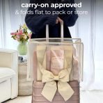 Case-Mate Special Edition Large Bow Jelly Tote - Lightweight - Ecru Raffia