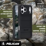 Pelican Protector iPhone 17 Pro Case - Compatible with MagSafe- Black