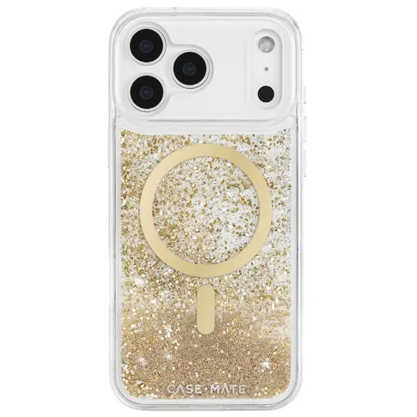 Case-Mate iPhone 17 Pro Max Case - Gold Waterfall