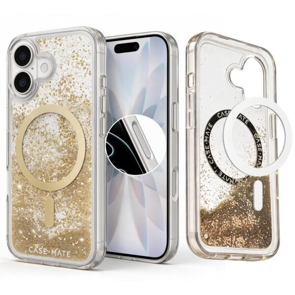 Case-Mate iPhone 17 Case - Gold Waterfall