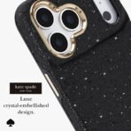 kate spade new york iPhone 17 Pro Case - Crystal Pave Nightfall