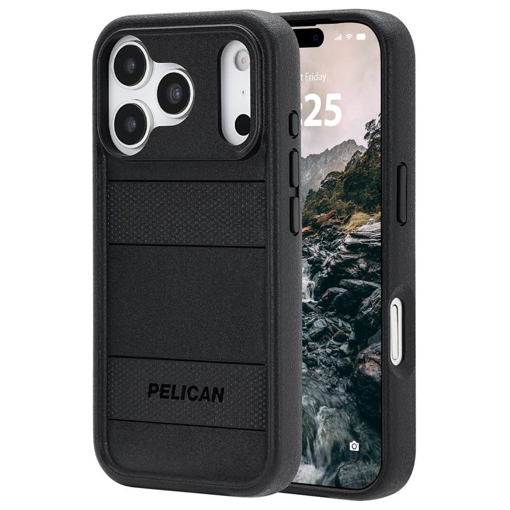 Pelican Protector iPhone 17 Pro Case - Compatible with MagSafe- Black