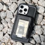 Pelican Magnetic Money Clip Wallet - RFID Blocking Card Holder - Black