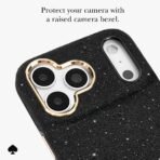 kate spade new york iPhone 17 Pro Case - Crystal Pave Nightfall