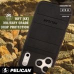 Pelican Protector iPhone 17 Pro Max Case - Compatible with MagSafe- Black