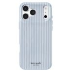 kate spade new york Phone Case for iPhone 17/18 Pro - Stripe Diamond Blue