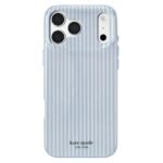 kate spade new york Phone Case for iPhone 17/18 Pro - Stripe Diamond Blue