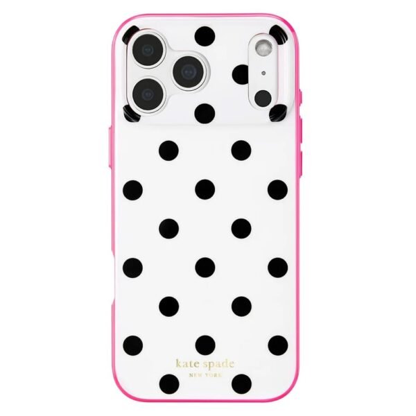 kate spade new york Phone Case for iPhone 17/18 Pro - Picture Dot Pop Pink