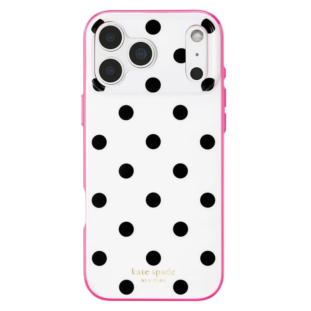 kate spade new york Phone Case for iPhone 17/18 Pro - Picture Dot Pop Pink