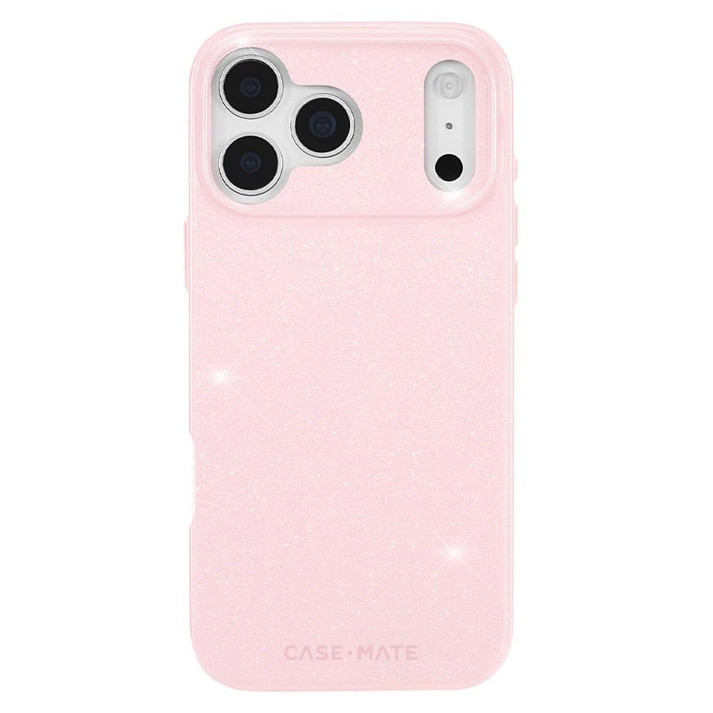 Case-Mate MagSafe Phone Case for iPhone 18 Pro - Ballet Pink Twinkle Case-Mate MagSafe Phone Case for iPhone 18 Pro - Ballet Pink Twinkle