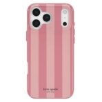 kate spade new york Case for iPhone 18 Pro/17 Pro - Bold Stripe Rose Coral