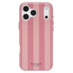 kate spade new york Case for iPhone 18 Pro/17 Pro - Bold Stripe Rose Coral