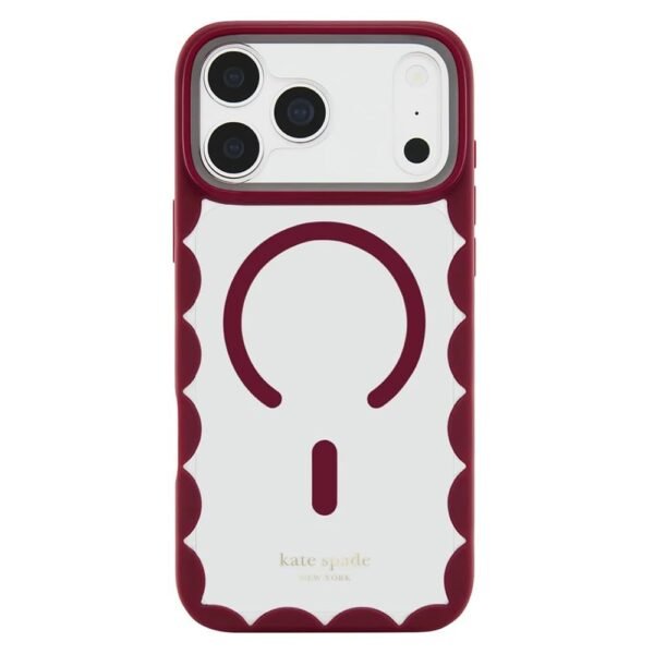 kate spade new york Phone Case for iPhone 17/18 Pro - Scallop Cherry Glaze
