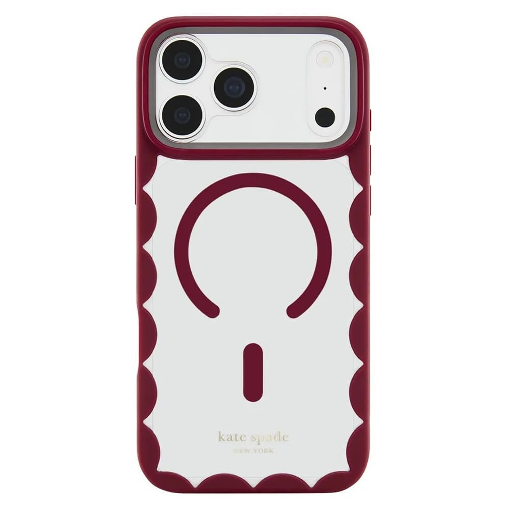 kate spade new york Phone Case for iPhone 17/18 Pro - Scallop Cherry Glaze